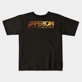 Aperion - Gold with Extrusion - Full Company Name Kids T-Shirt